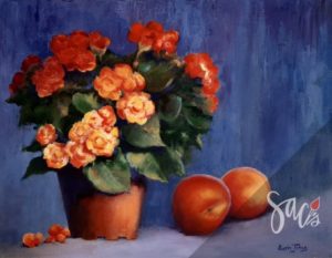 Begonias and Peaches